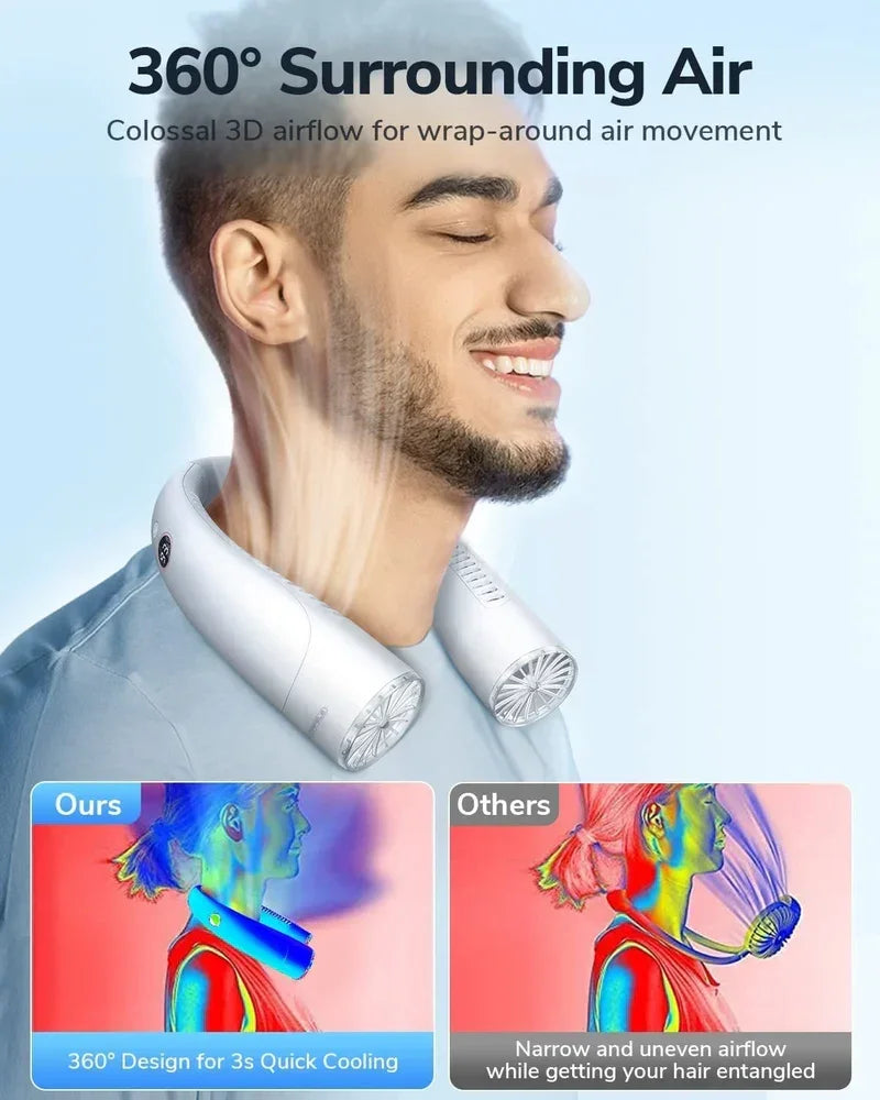 𝗕𝗹𝗮𝗱𝗲𝗹𝗲𝘀𝘀 𝗣𝗼𝗿𝘁𝗮𝗯𝗹𝗲 𝗡𝗲𝗰𝗸 𝗙𝗮𝗻 - 𝖨𝖲𝖮 𝖲𝖮𝖫𝖵𝖤